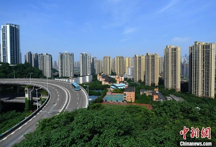 商品住宅高樓。<a target='_blank' href='/'>中新社</a>記者 陳超 攝